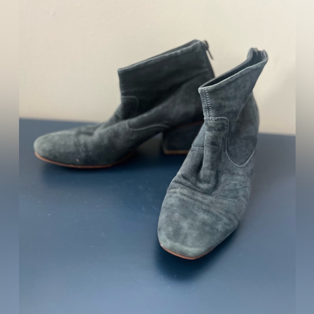 Blue Suede Rachel Comey Boots - 8 - Picture 4 of 6